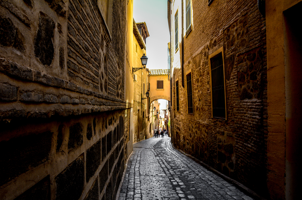 Calles del centro histórico de Toledo 