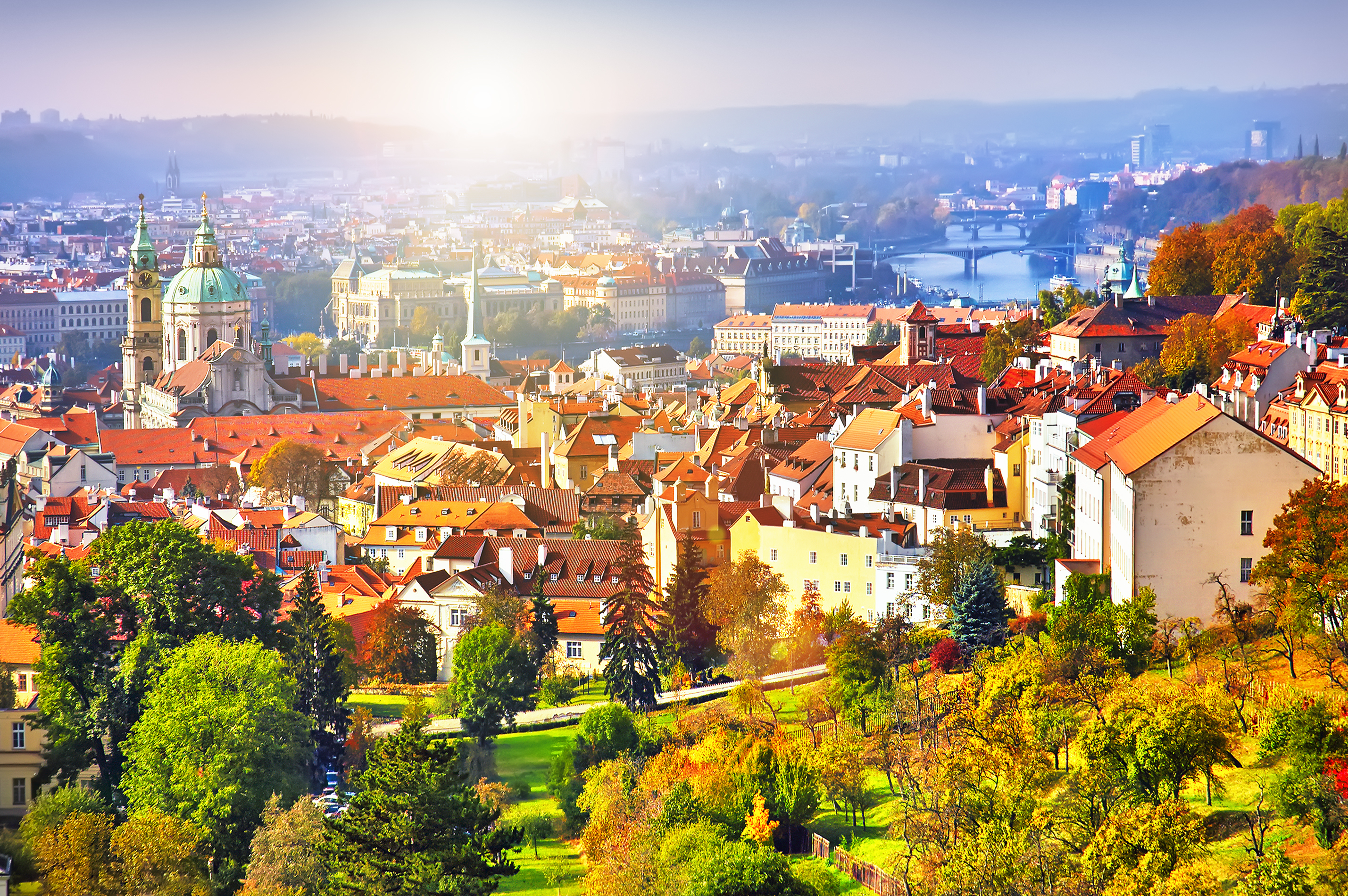 Praga durante el otoño