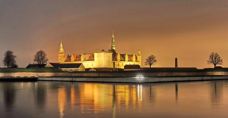 Vistas de Kronborg de noche