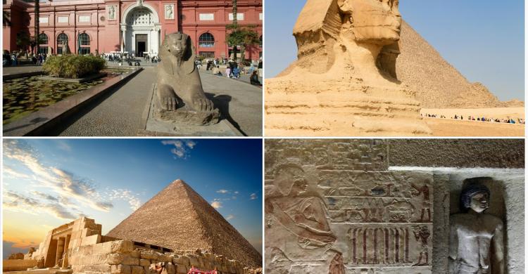 Tour a las pirámides de Giza y visita al Museo Egipcio