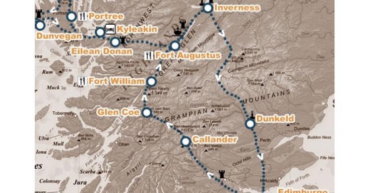 Mapa de la Excursión