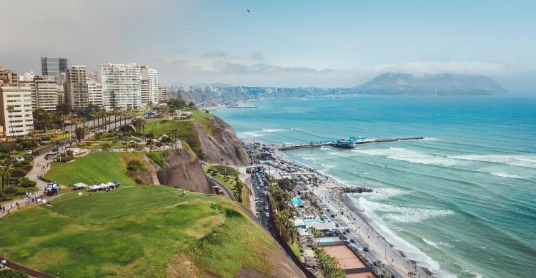 La Costa de Verde de Miraflores, Lima
