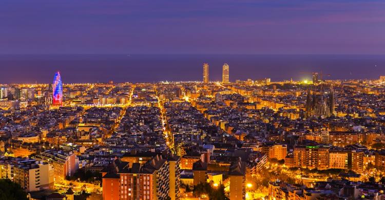 Barcelona vistas noche