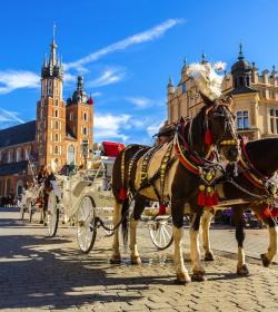 Basílica Santa María de Cracovia Plaza centro Basílica Cracovia