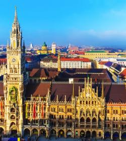 Neues Rathaus en Marienplatz Munich Neues Rathaus