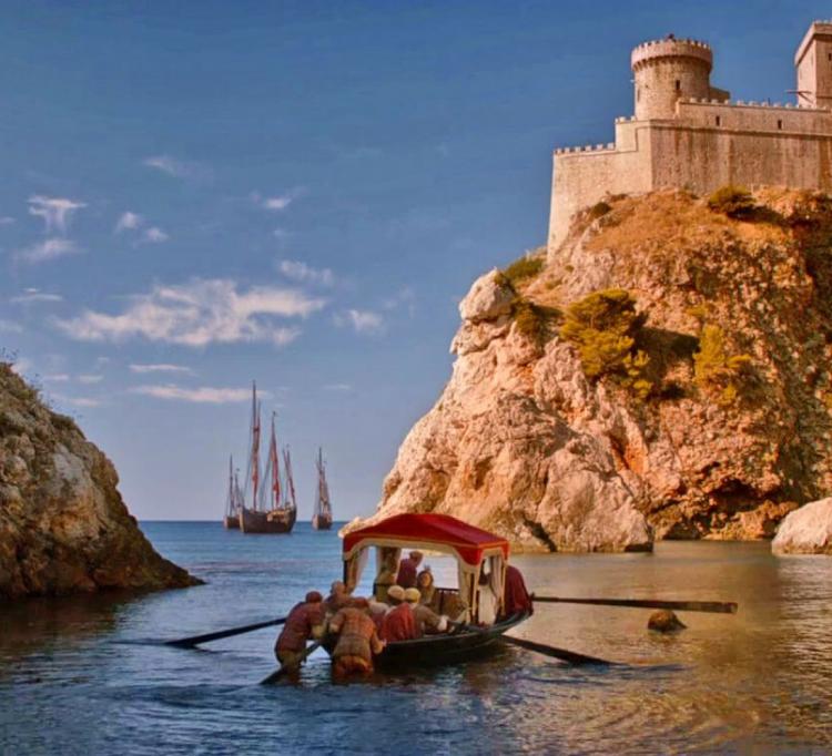 "Desembarco del Rey", las costas de Dubrovnik "Desembarco del Rey", las costas de Dubrovnik