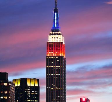 Empire State iluminado Empire State iluminado