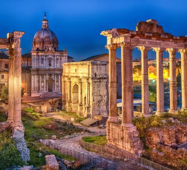 Foro Romano de noche Foro Romano de noche