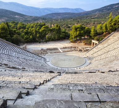 Anfiteatro en Epidauro Anfiteatro en Epidauro