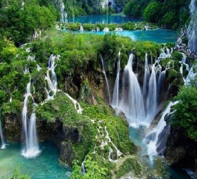 Las cascadas del Parque Nacional Krka Las cascadas del Parque Nacional Krka