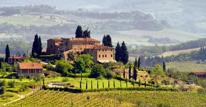 Casa rural en la Toscana italiana