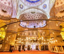 Interior Mezquita Azul - Estambul
