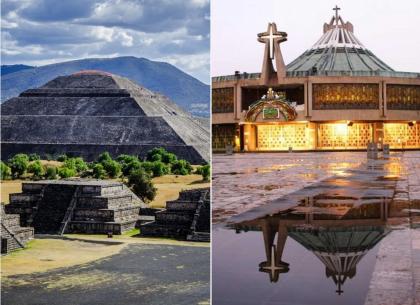 Pirámides de Teotihuacán y Basílica de Guadalupe Pirámides de Teotihuacán y Basílica de Guadalupe