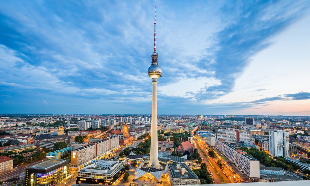 Torre de televisón en Alexanderplatz de Berlín