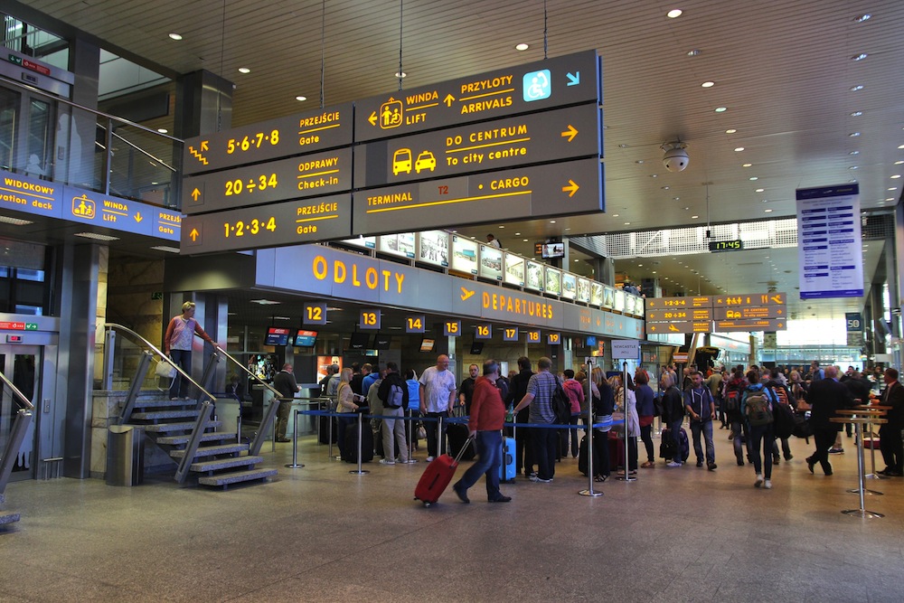 aeropuerto cracovia