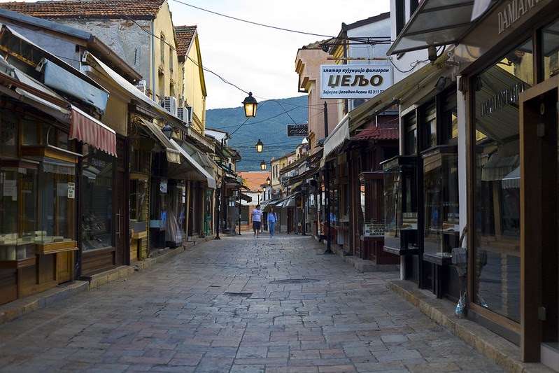 Antiguo bazar de Skopje, cerca de Sofía