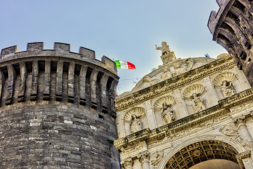 Detalle del Arco del Triunfo del Castel Nuovo