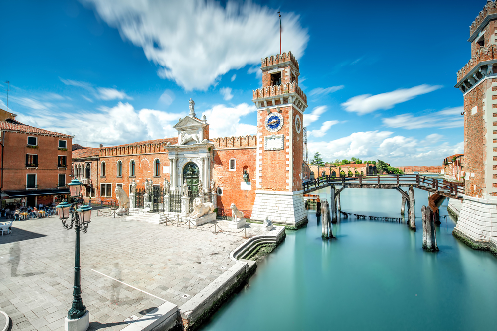 Arsenal de Venecia, en la región de Castello