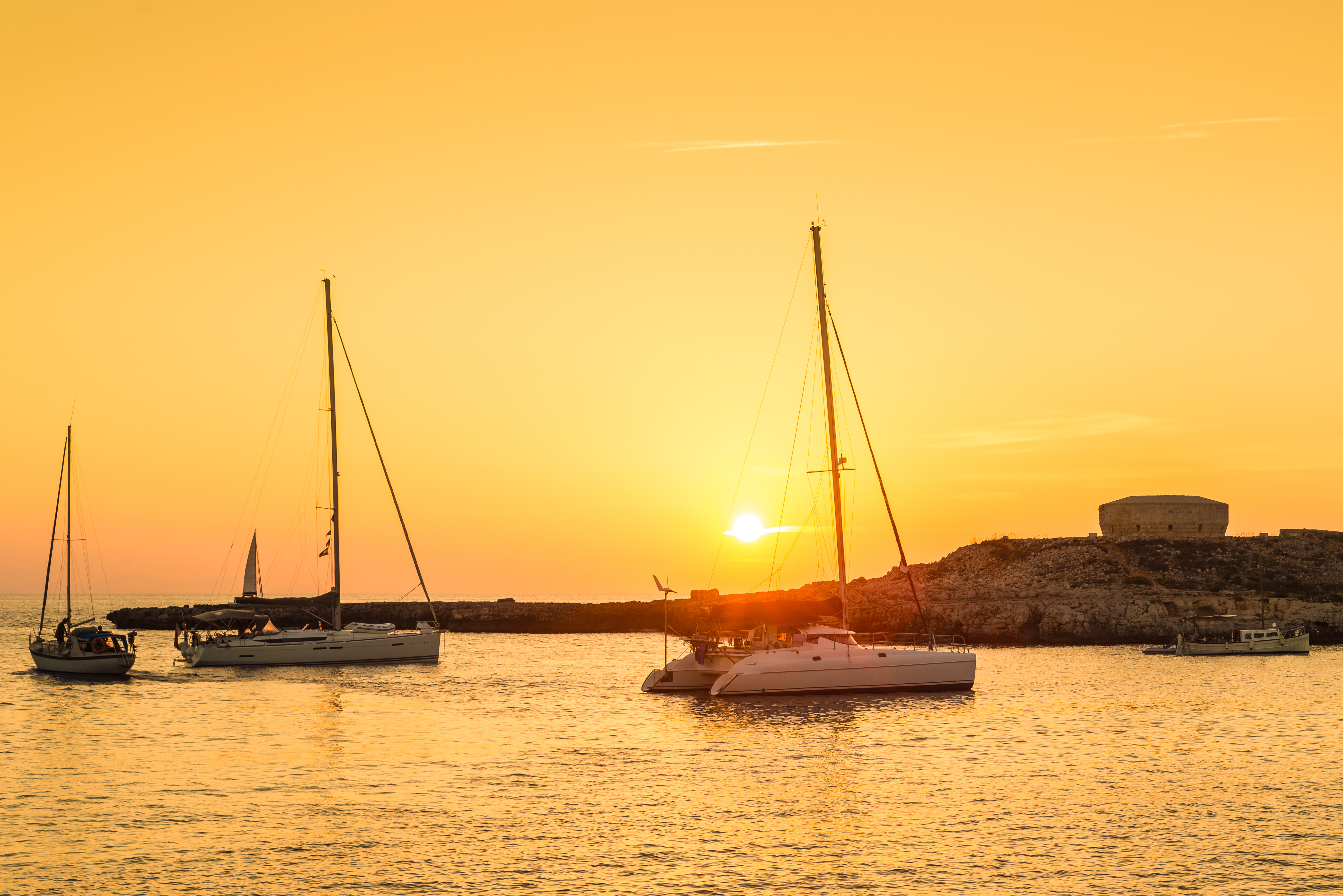 Atardecer en Menorca