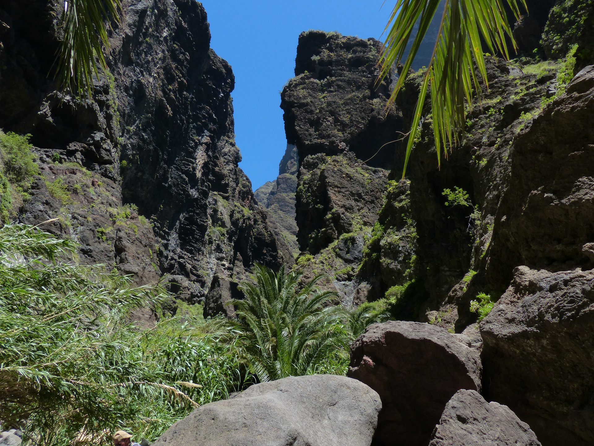 Barranco de Masca en el Parque Rural Teno, en Tenerife