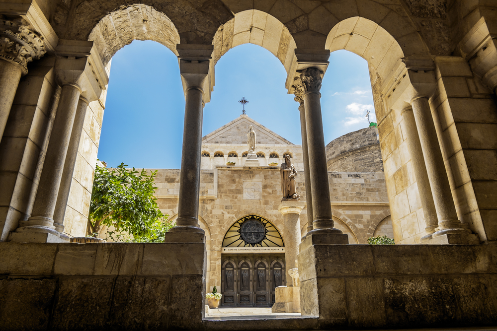 Basílica de la Natividad en Belén, cerca de Jerusalén