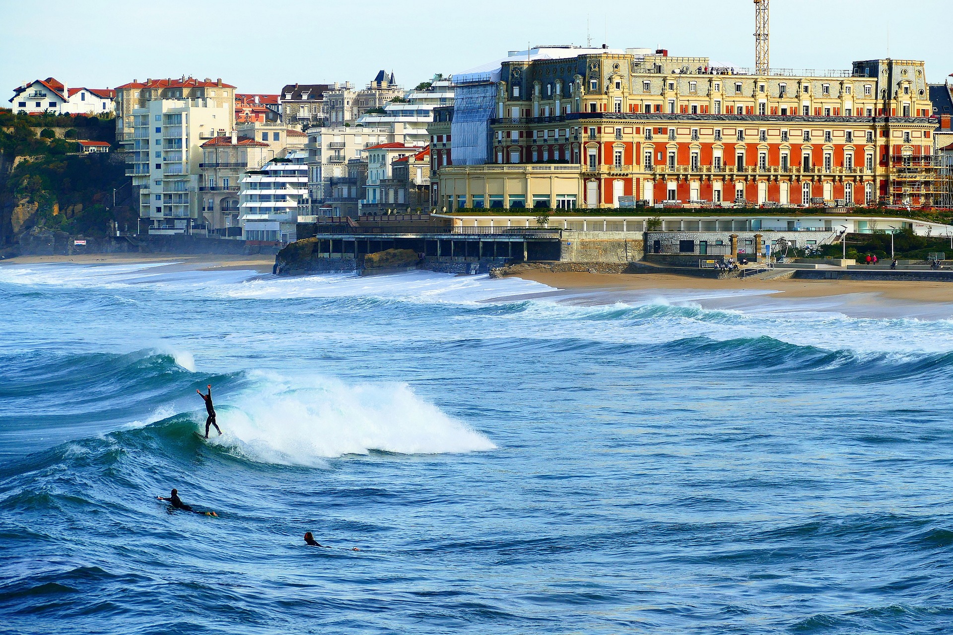 La elegante Biarritz, cerca de San Sebastián