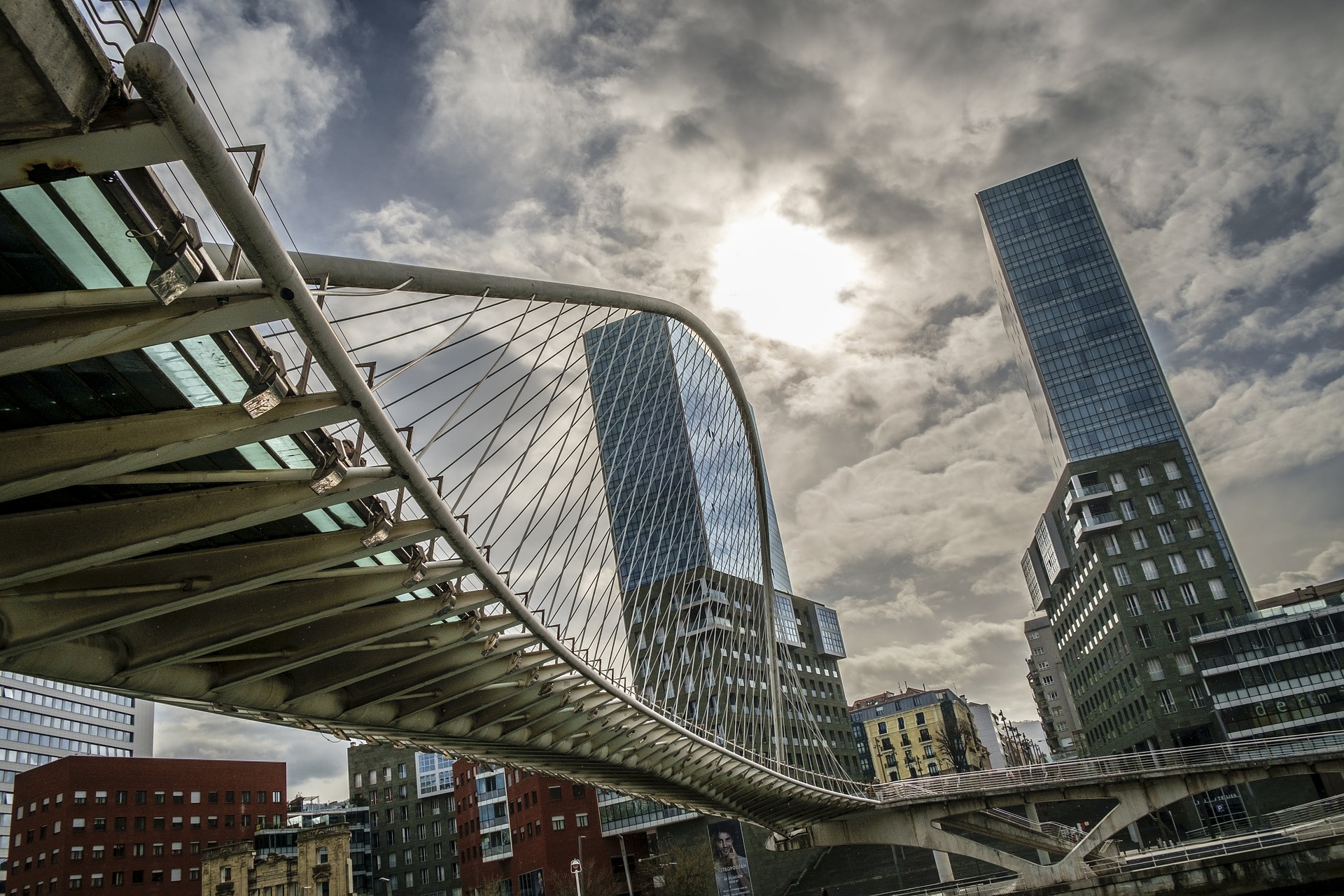 Puente de Calatrava, en Bilbao