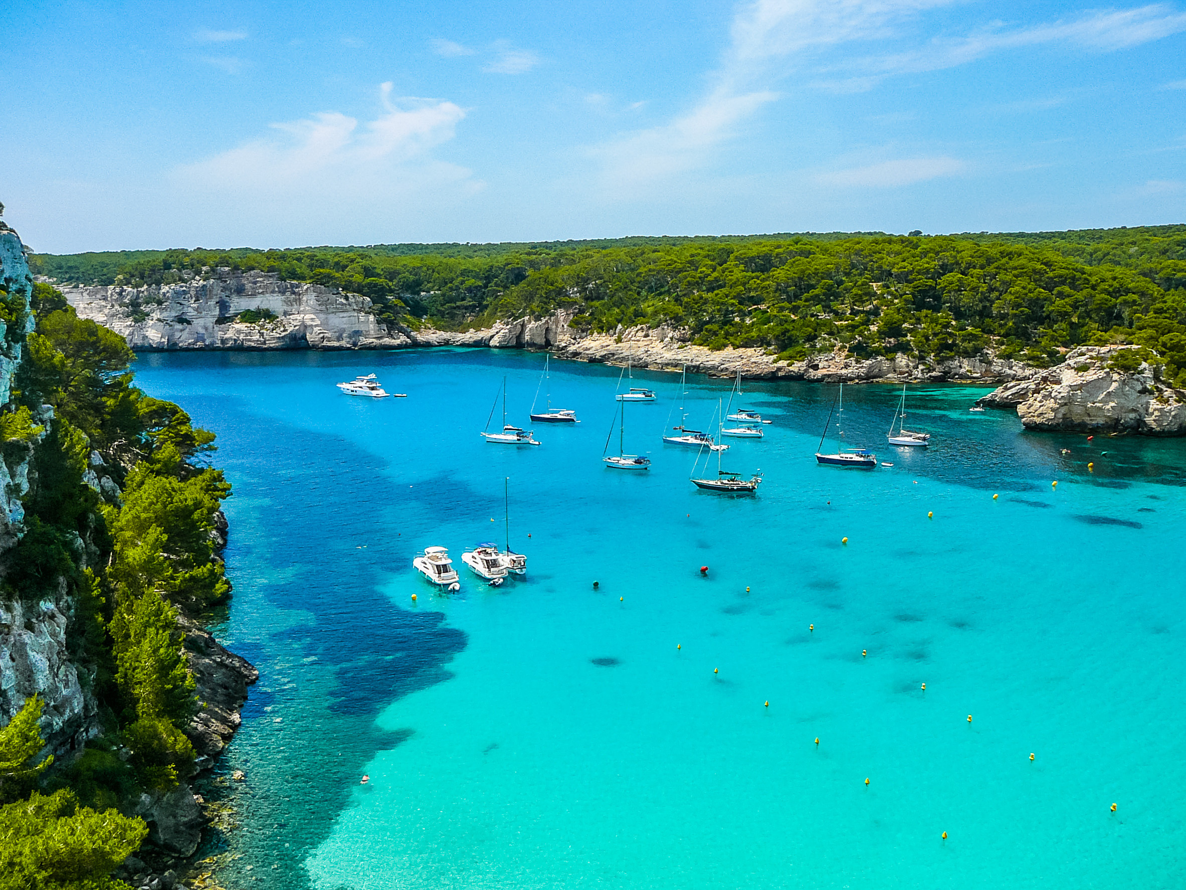 Las preciosas calas de Menorca