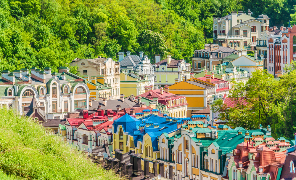 Casas típicas en Kiev