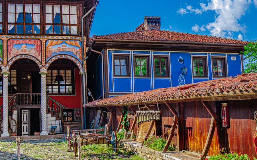 Las coloridas casas de Koprivshtista