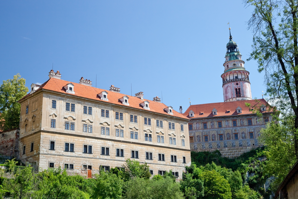 Castillo de Cesky Krumlov, cerca de Praga