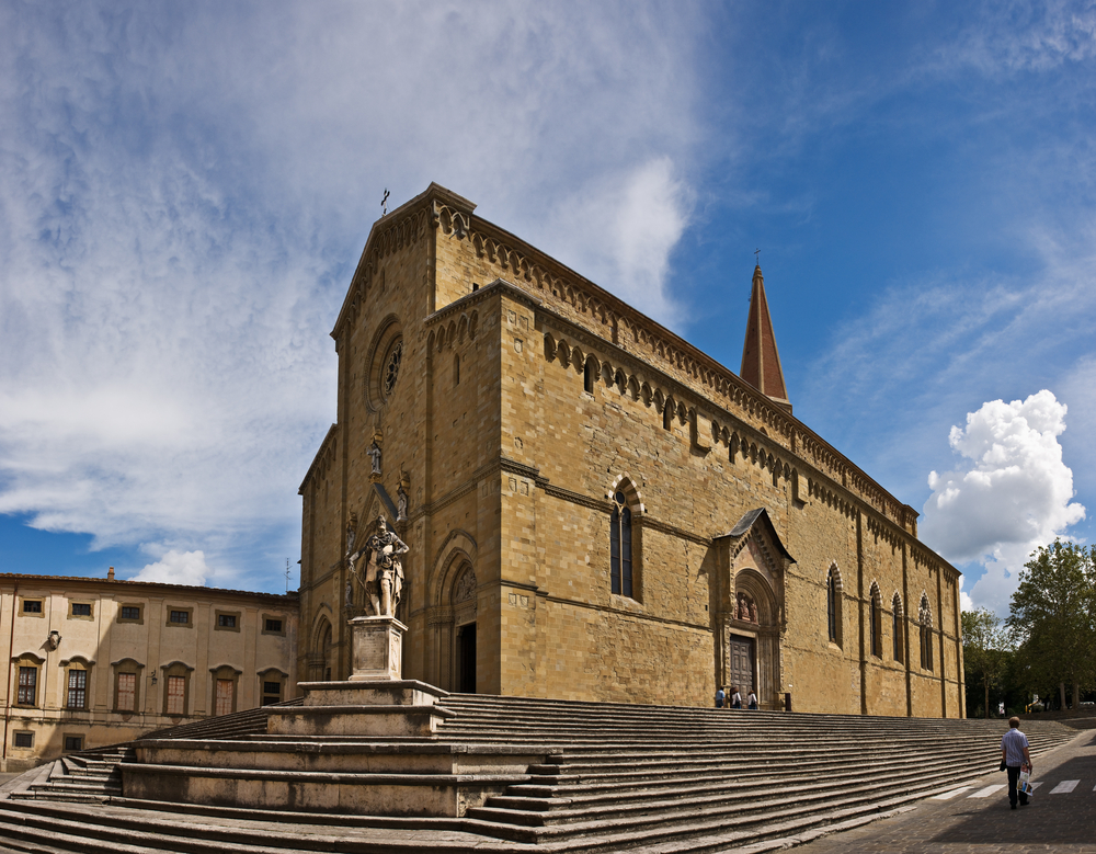 Vistas a la Catedral de Arezzo