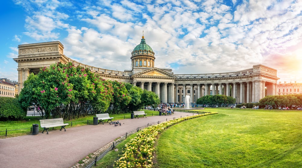 Catedral de Kazán, en San Petersburgo 