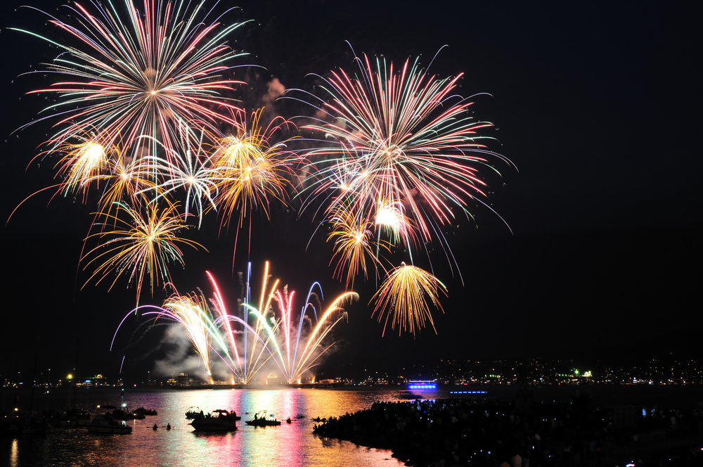 Celebration of Light en el English Bay