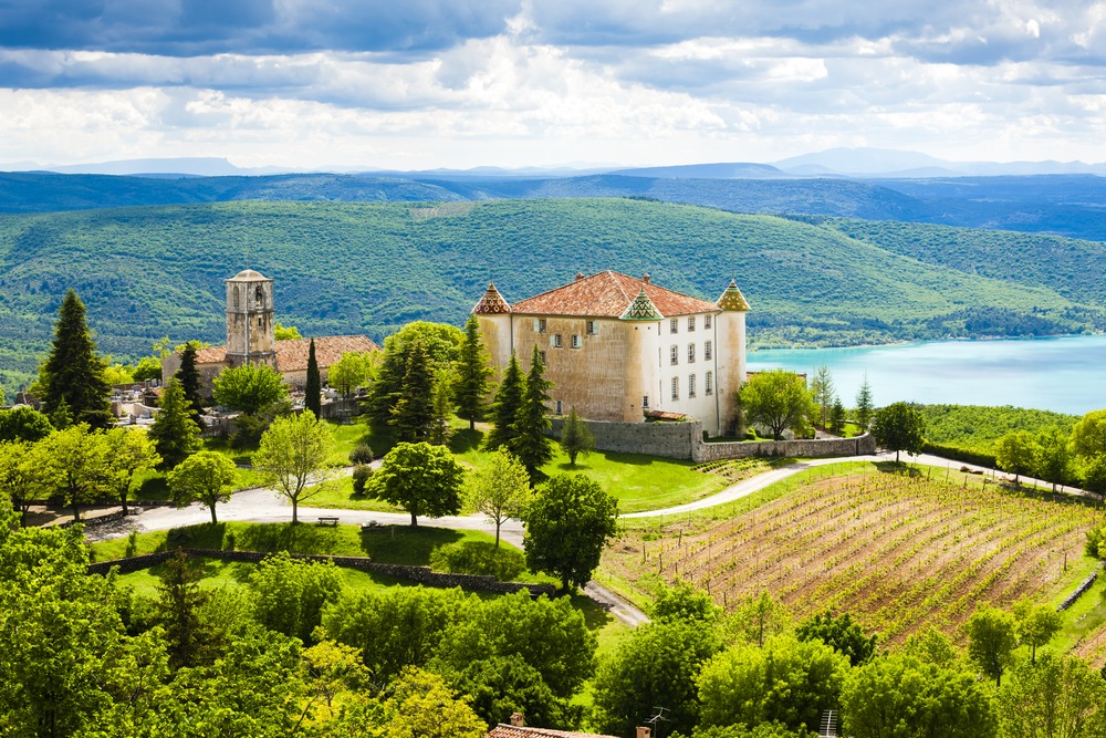 church Aiguines provence