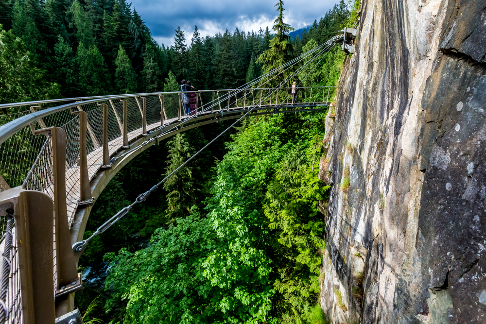 Vistas al Cliff Walk de Capilano