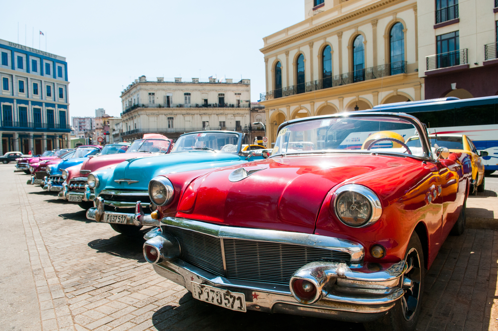 Coche clásico en La Habana