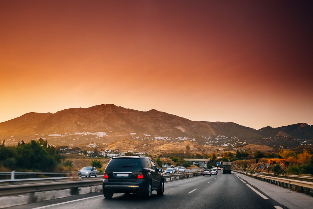 En coche por Málaga