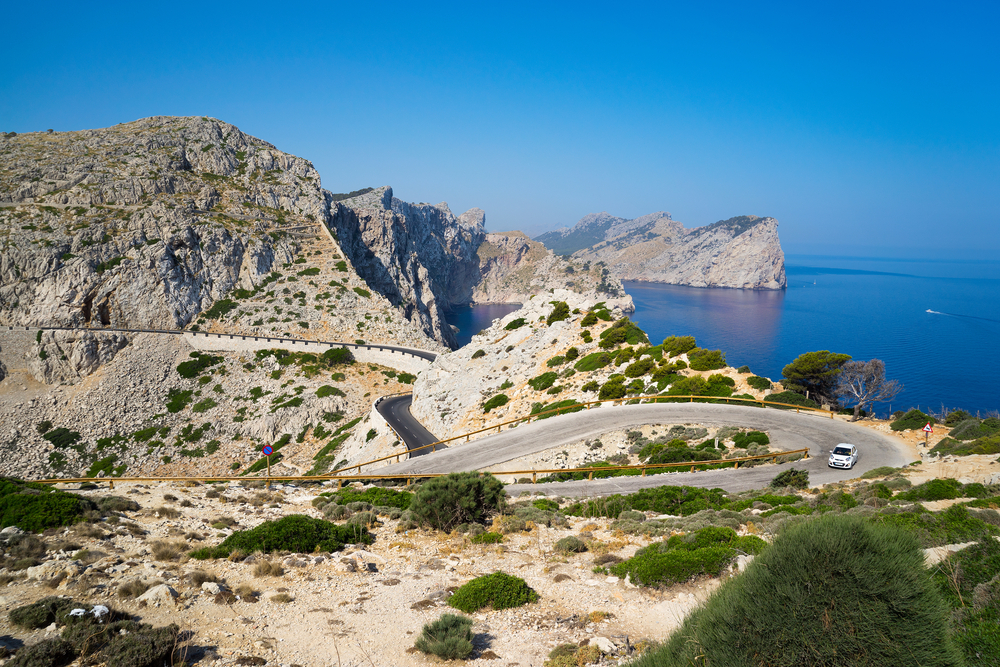 Coche en Mallorca