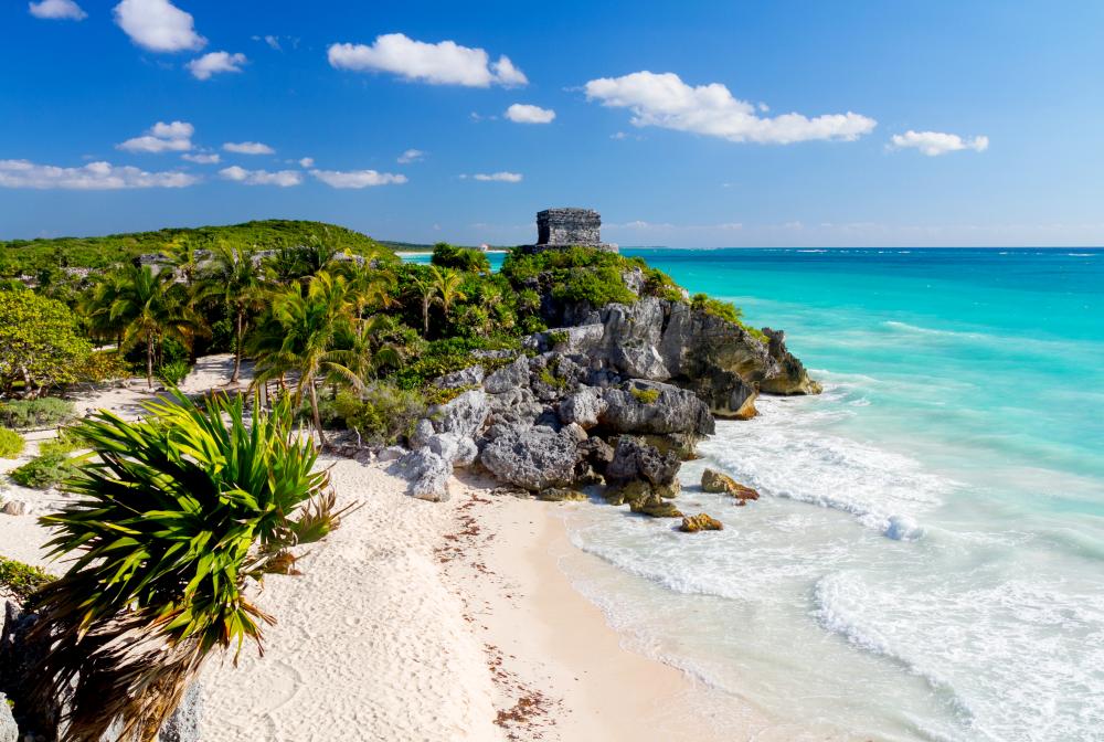 Ruinas en la Playa de Tulum