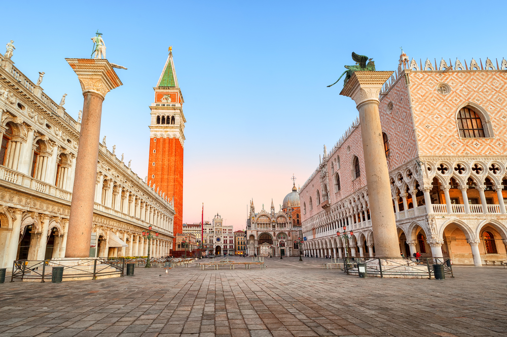 Columnas de San Marcos y Teodoro en Venecia
