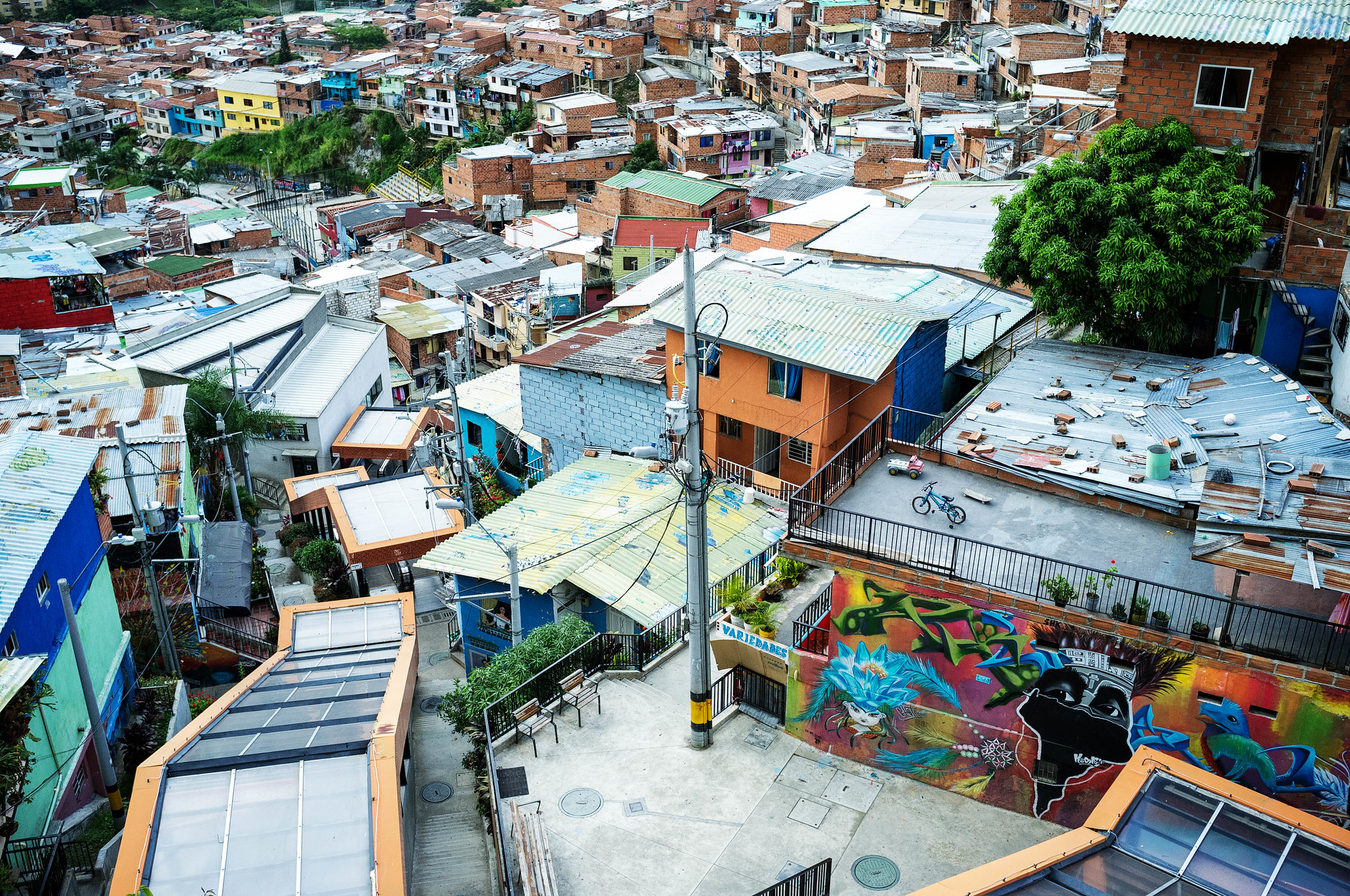 Comuna 13 en Medellín 