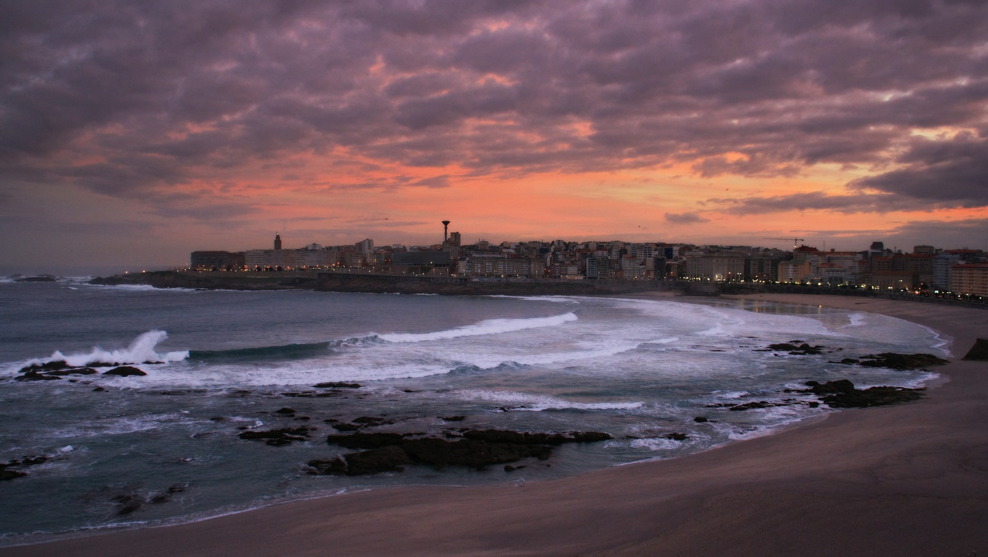 La Coruña, cerca de Santiago de Compostela