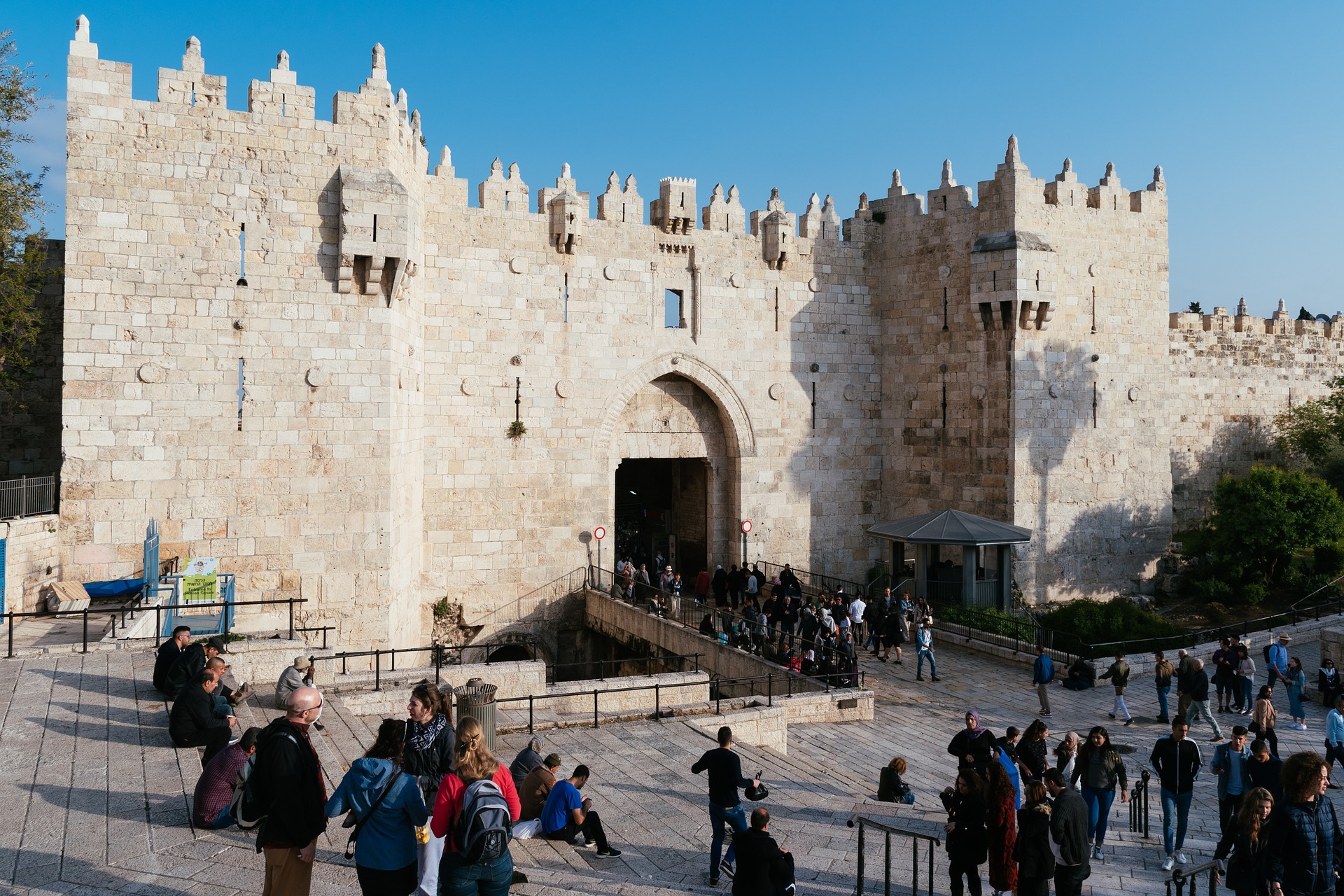 Puerta de Damasco, en Jerusalén