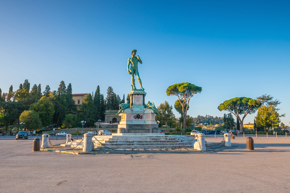 Monumento a David en Piazzale Michelangelo