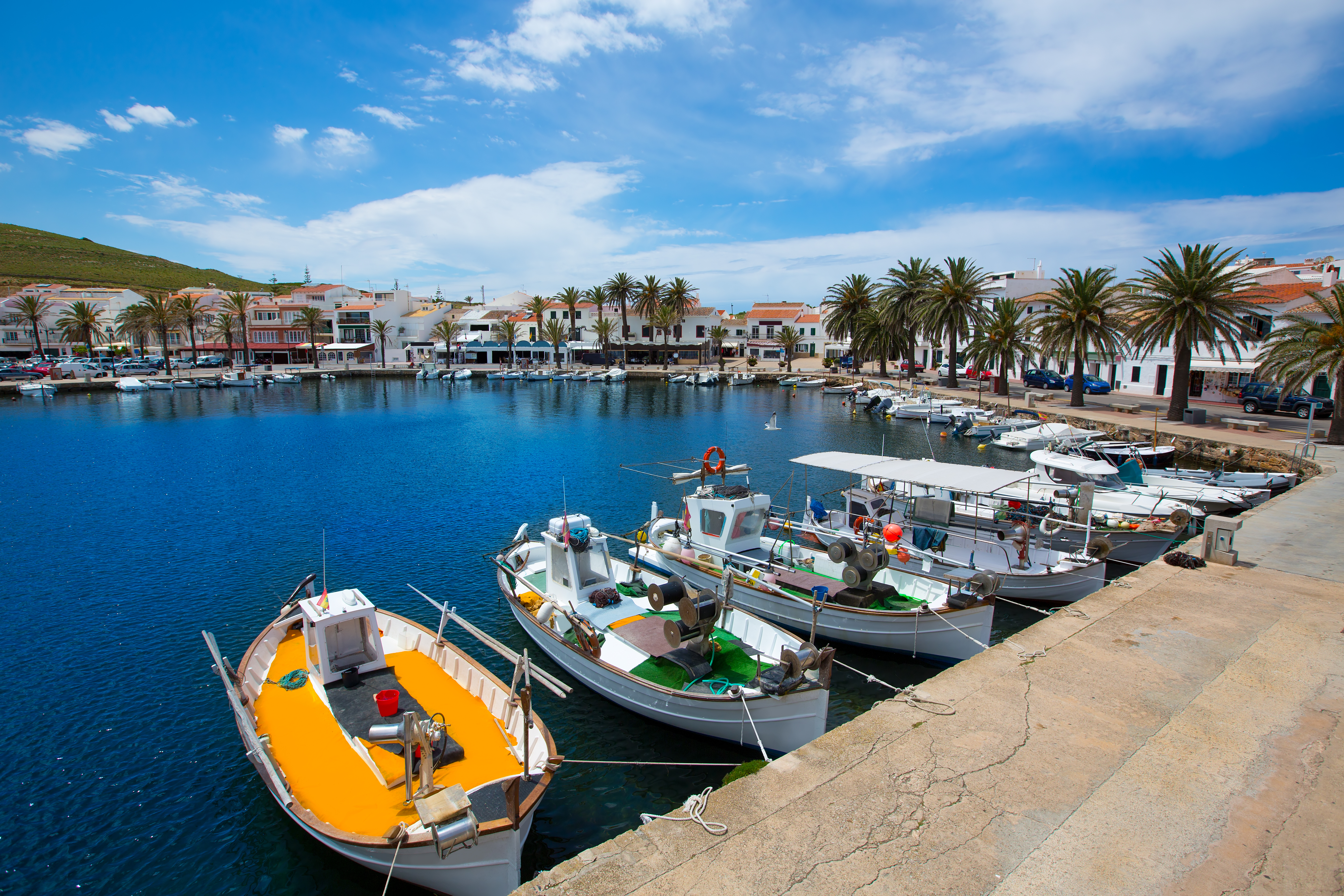 Puerto de Fornells, en Menorca