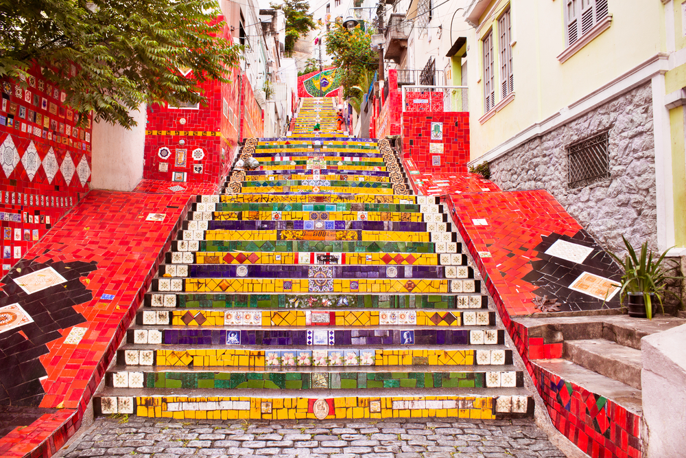 Escalera de Selarón, en Río de Janeiro