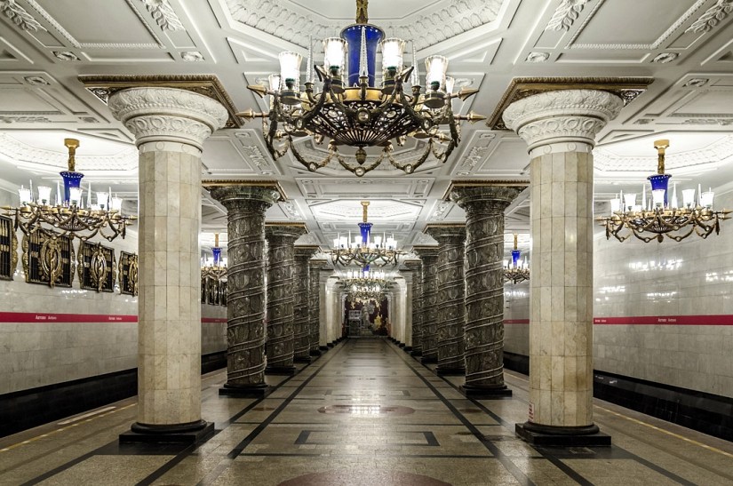 Estación del metro de San Petersburgo 