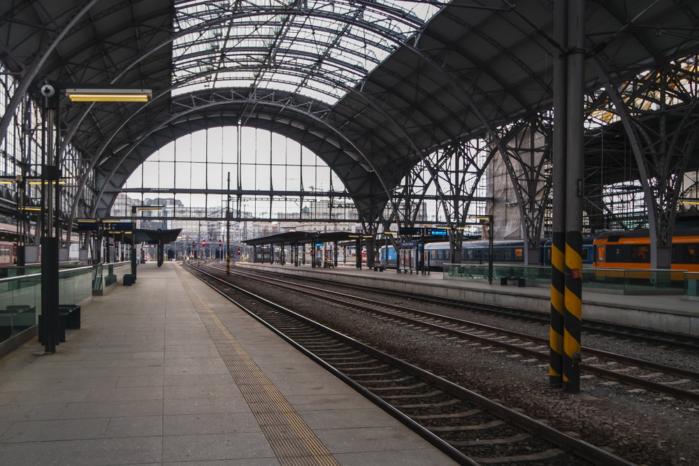 Estación de tren de Praga Hlavni Nadrazi