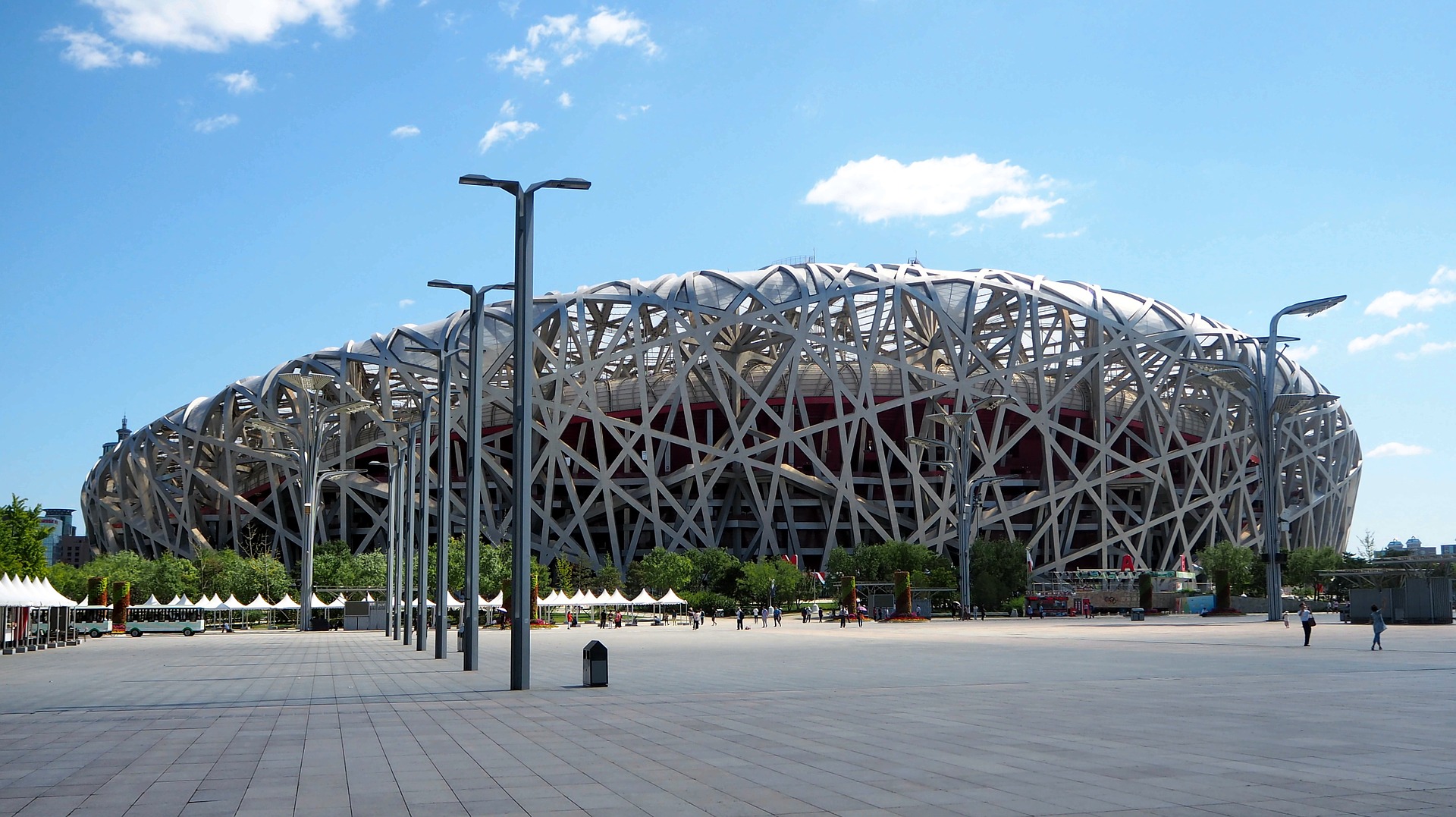 Estadio Nacional en la Villa Olímpica de Pekín